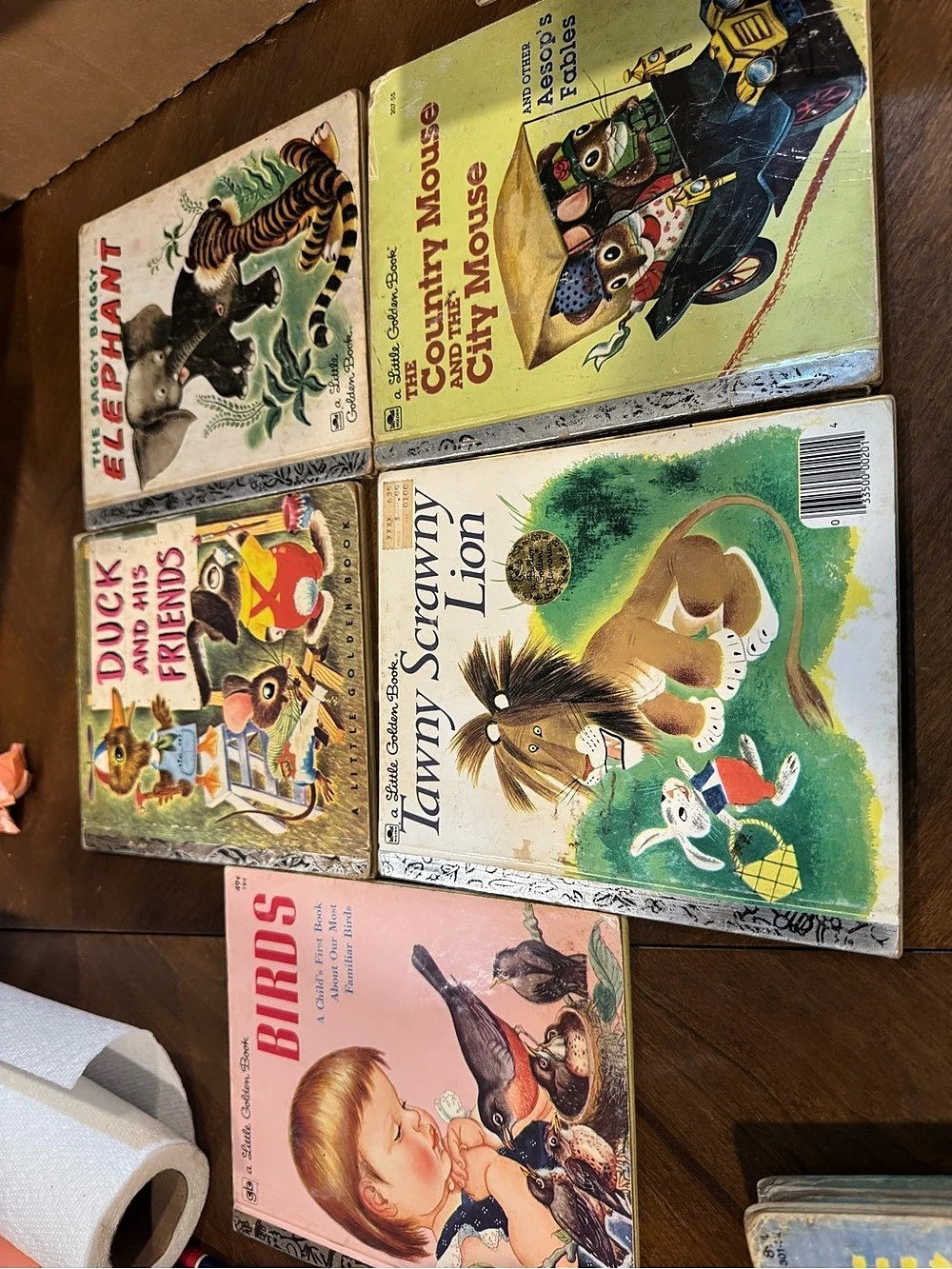 Little Golden Books The Tawny Scrawny Lion Vintage Book Set